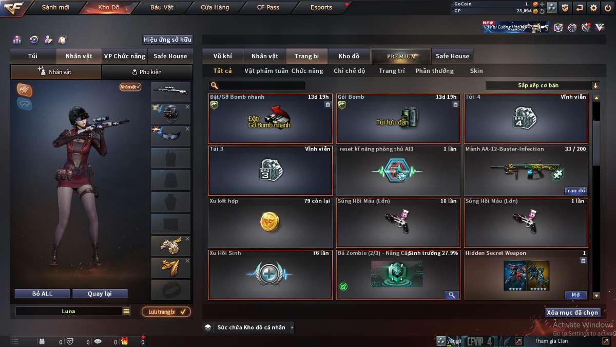 shop acc cf uy tin gia re